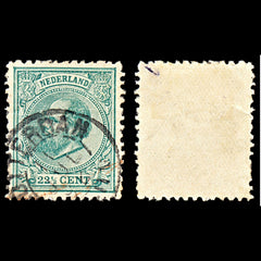 7034 Netherlands SG104B 22½C Dark Green 1888. Mi 25G Used. C£225, view 1