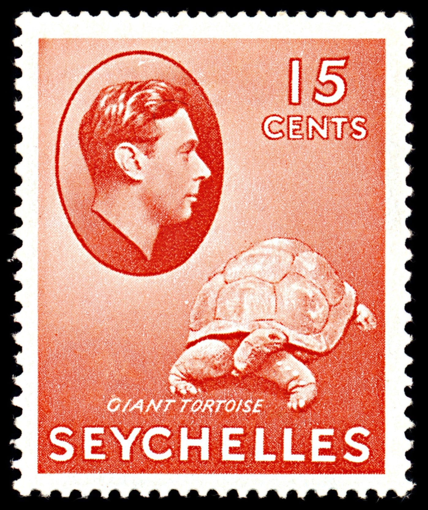 7082 Seychelles SG139ab 15C Light Red & Red 1942. Sc#133 Mi 129b Mint MVLH. C£11