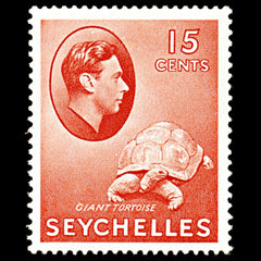 7082 Seychelles SG139ab 15C Light Red & Red 1942. Sc#133 Mi 129b Mint MVLH. C£11, view 3