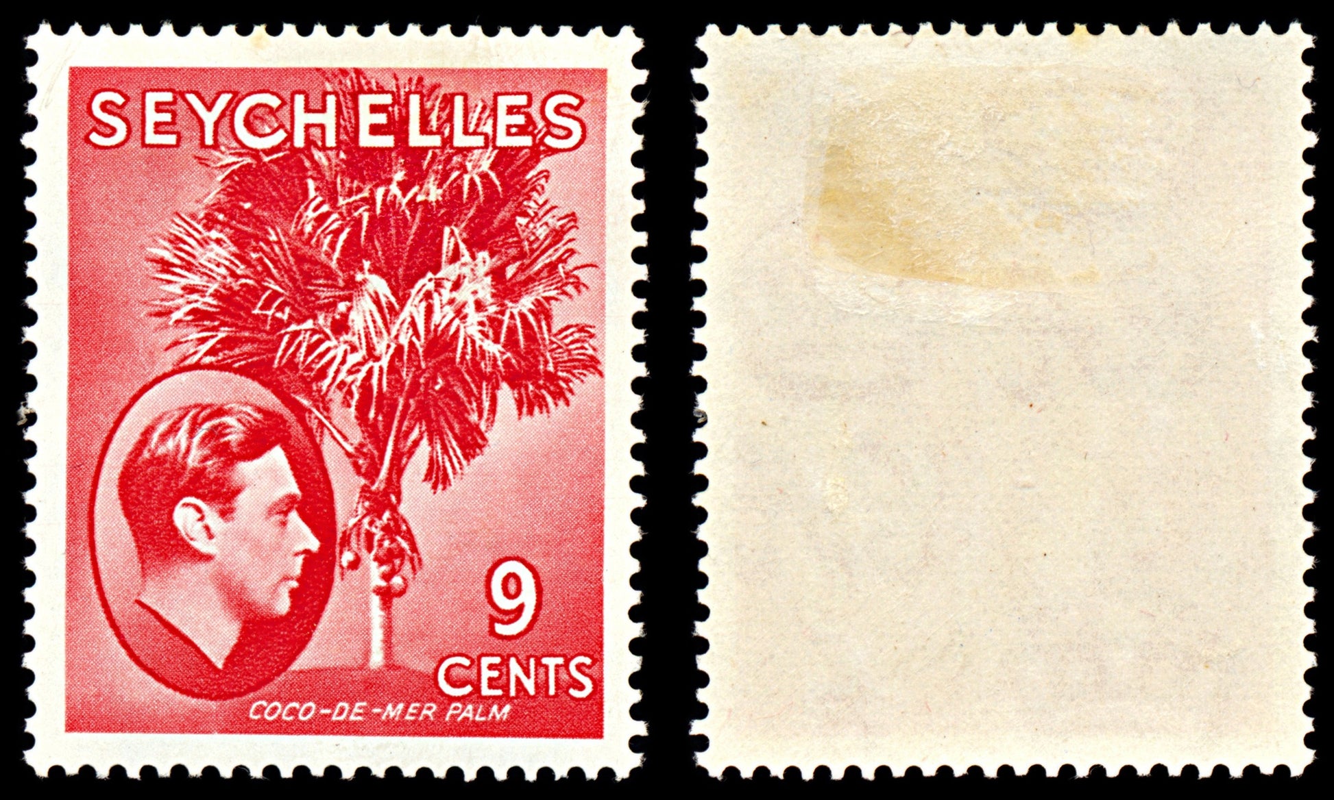 7084 Seychelles SG138 9C Pink Red 1938. Sc#130 Mi 126 Mint MH. C£18
