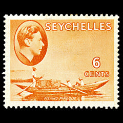 7085 Seychelles SG137 6C Orange 1938. Sc#128 Mi 124 Mint MH. C£18, view 3