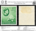 7086 Seychelles SG136 3C Green 1938. Sc#126 Mi 122 Mint MH. C£12