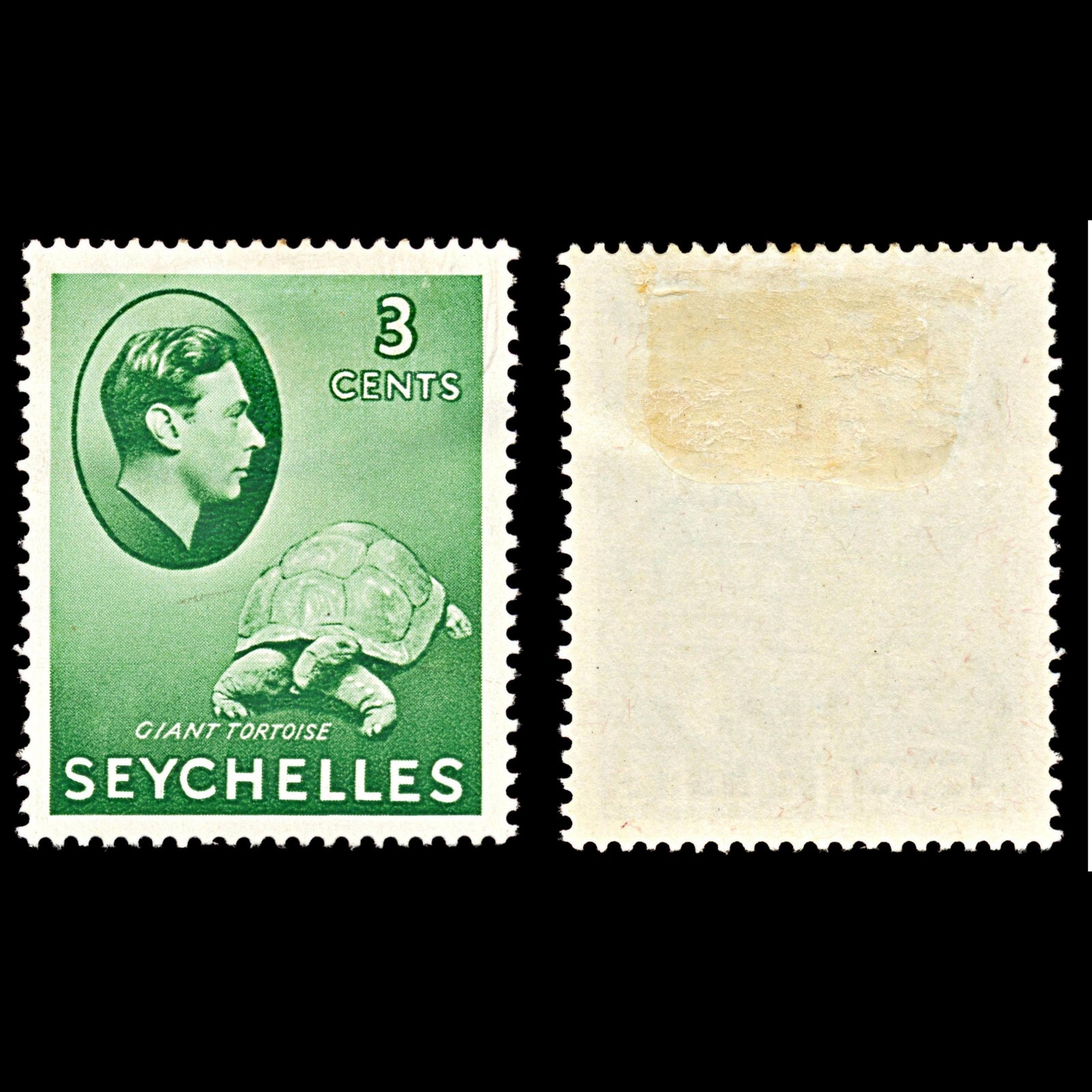 7086 Seychelles SG136 3C Green 1938. Sc#126 Mi 122 Mint MH. C£12