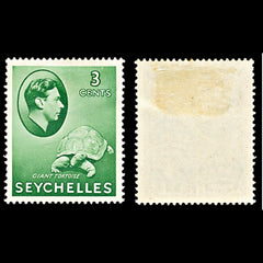 7086 Seychelles SG136 3C Green 1938. Sc#126 Mi 122 Mint MH. C£12, view 1
