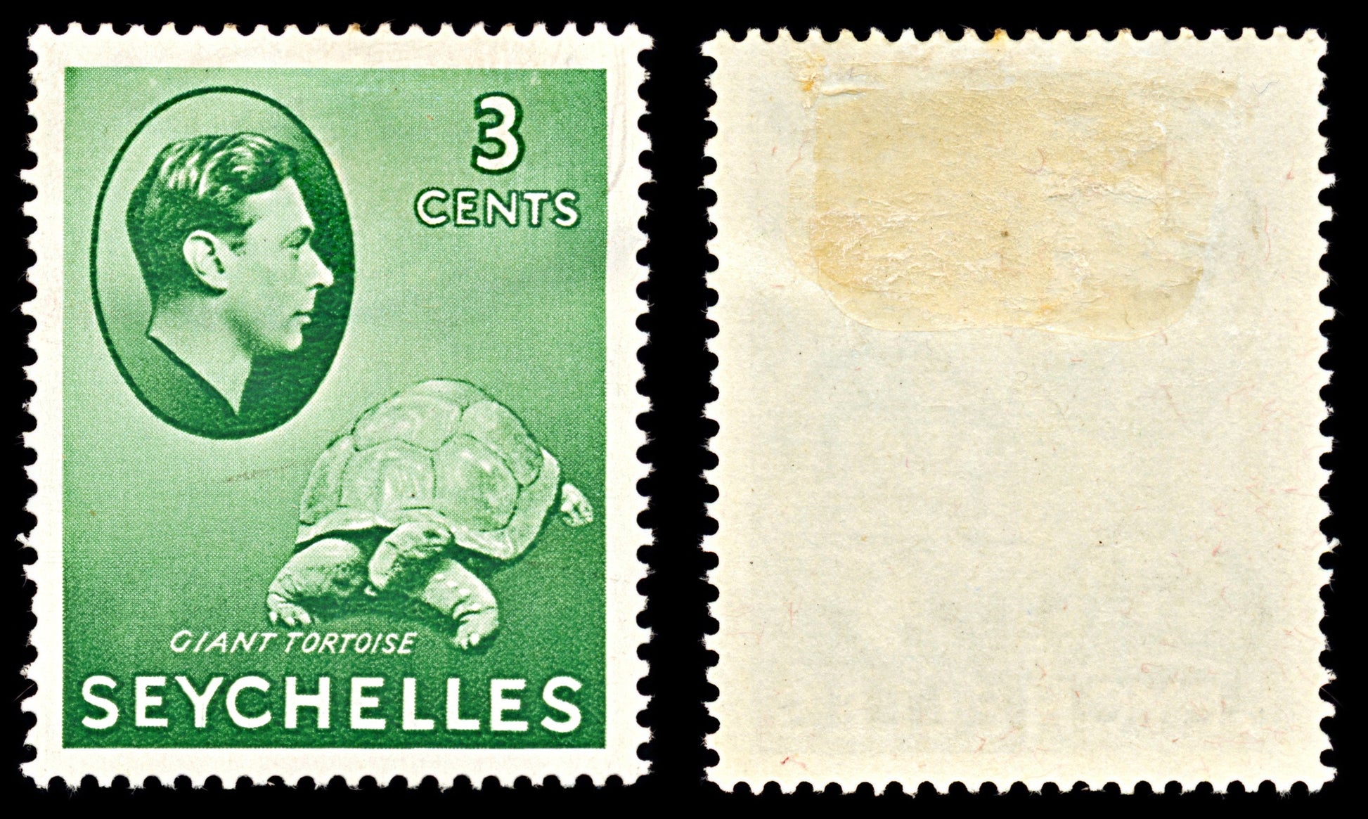 7086 Seychelles SG136 3C Green 1938. Sc#126 Mi 122 Mint MH. C£12
