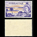 7095 Gibraltar SG155 2S Orange & Reddish Violet 1953. Sc#142 Mi 144 Mint MVLH. C£50