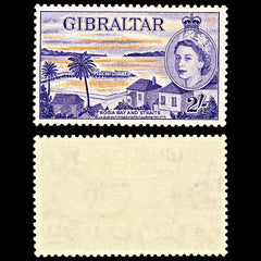 7095 Gibraltar SG155 2S Orange & Reddish Violet 1953. Sc#142 Mi 144 Mint MVLH. C£50, view 2