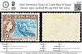 7097 Dominica SG147 5C Light Blue & Sepia Brown 1957. Sc#158 Mi 154 Mint MH. C£15