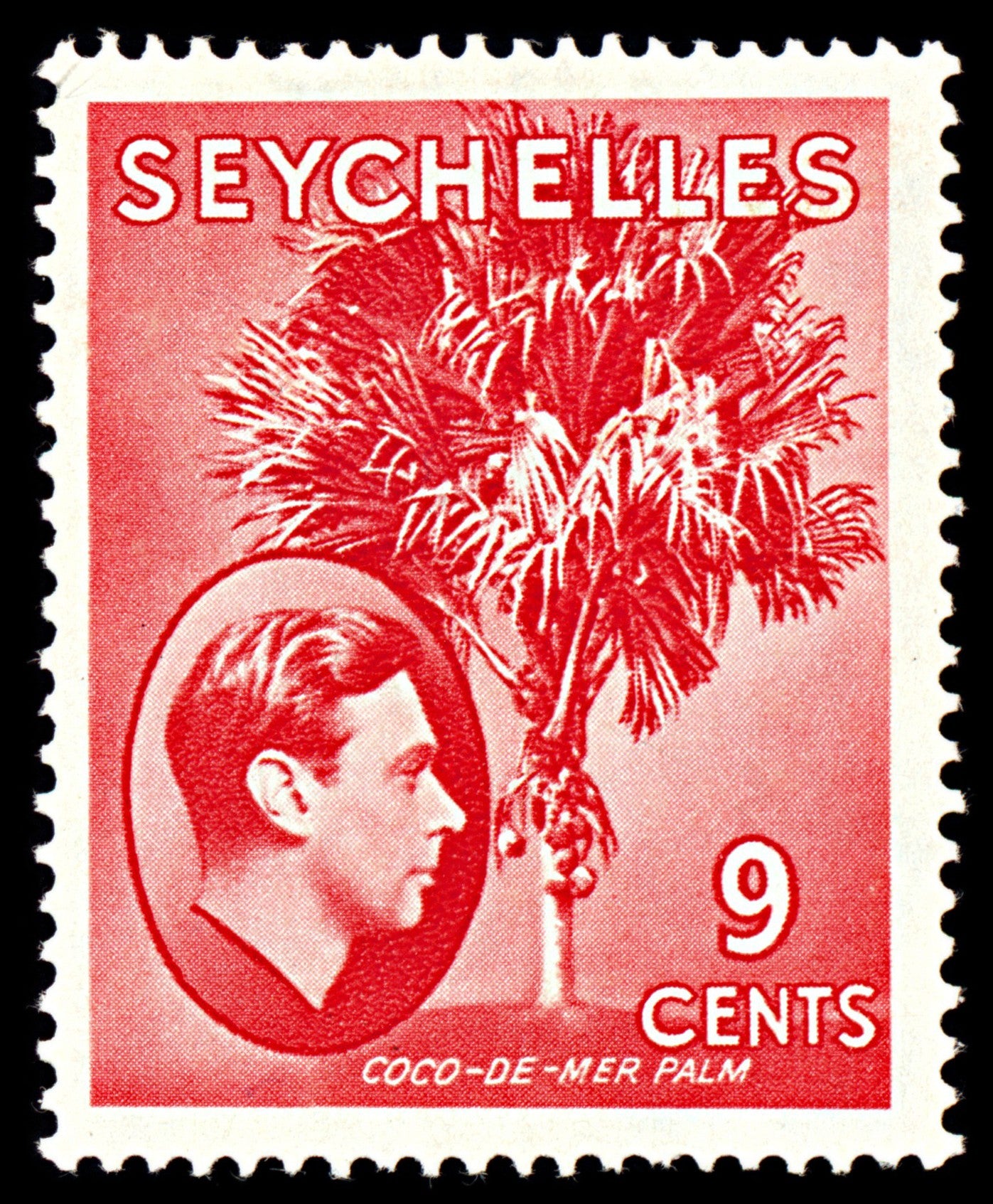 7111 Seychelles SG138 9C Pink Red 1938. Sc#130 Mi 126 Mint MH. C£18