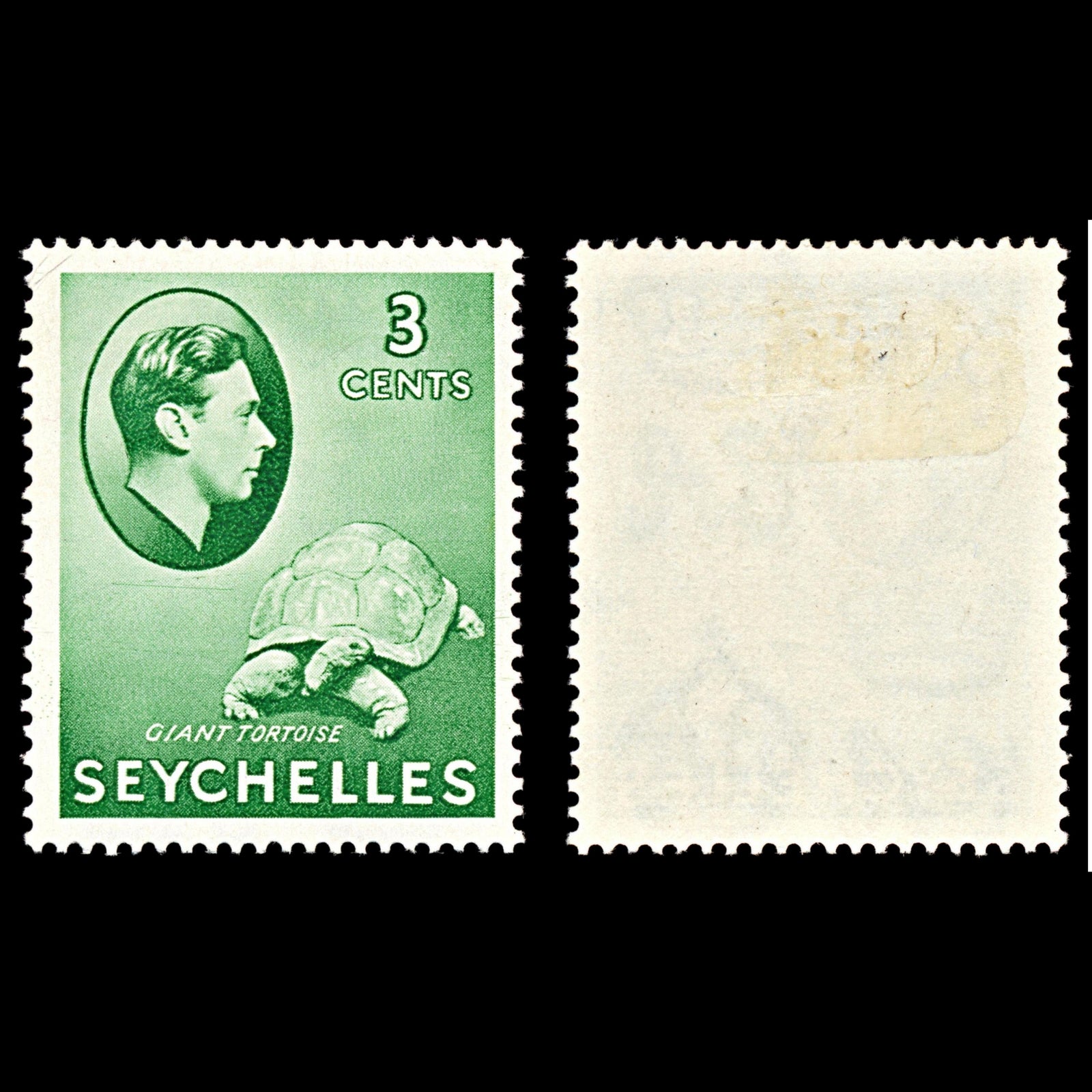 7113 Seychelles SG136 3C Green 1938. Sc#126 Mi 122 Mint MH. C£12