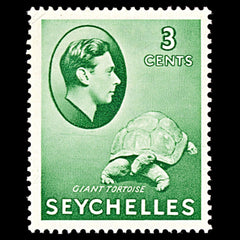 7113 Seychelles SG136 3C Green 1938. Sc#126 Mi 122 Mint MH. C£12, view 3