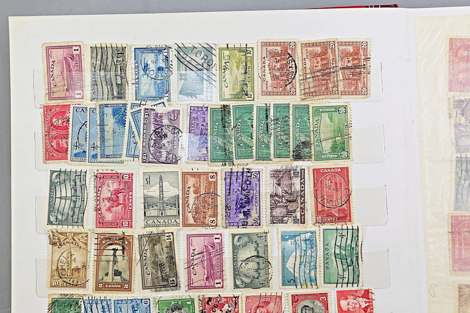 7129 Canada Large Collection. QV-QEII. Mint, High Values. 79 Images
