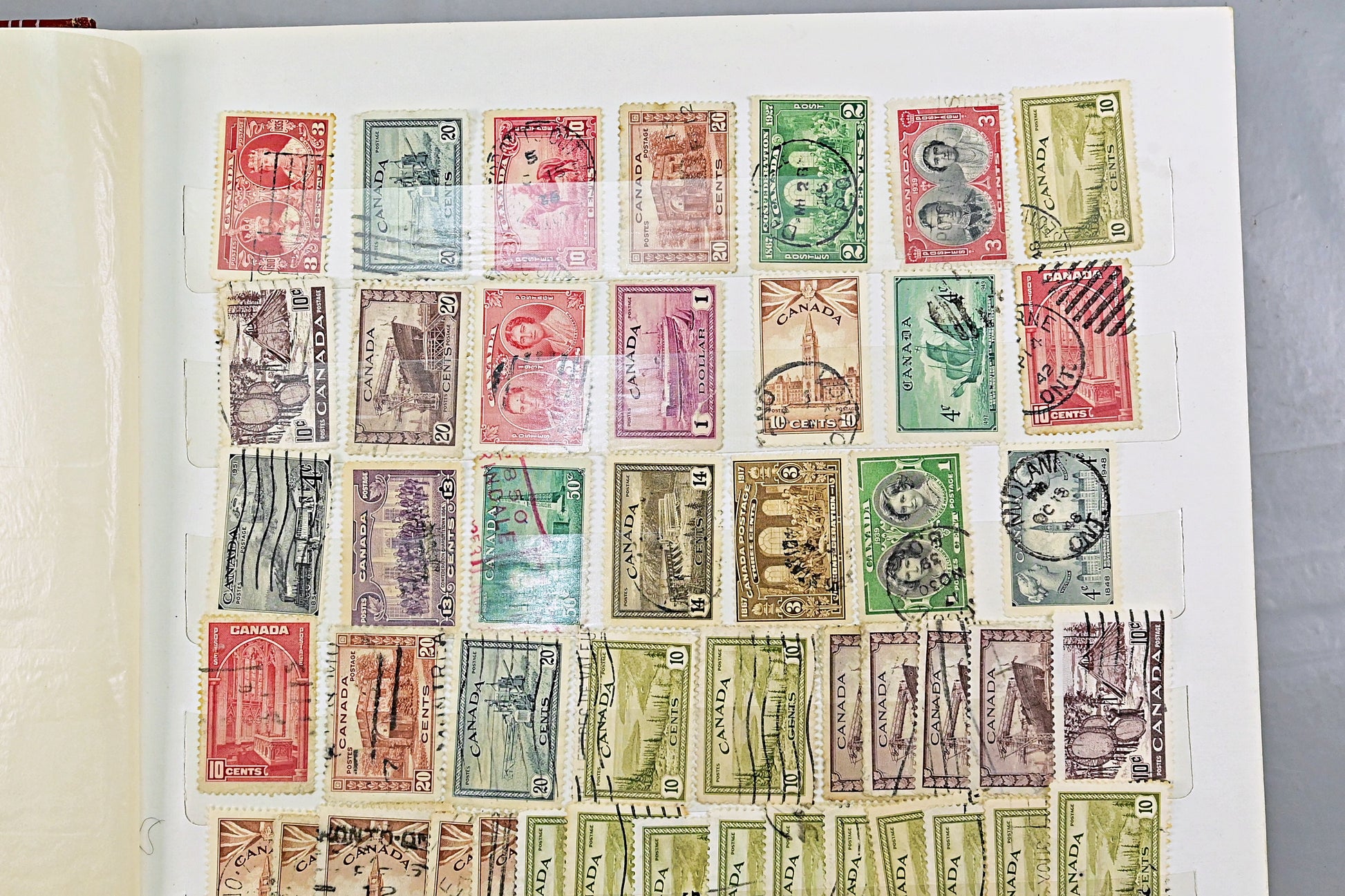 7129 Canada Large Collection. QV-QEII. Mint, High Values. 79 Images