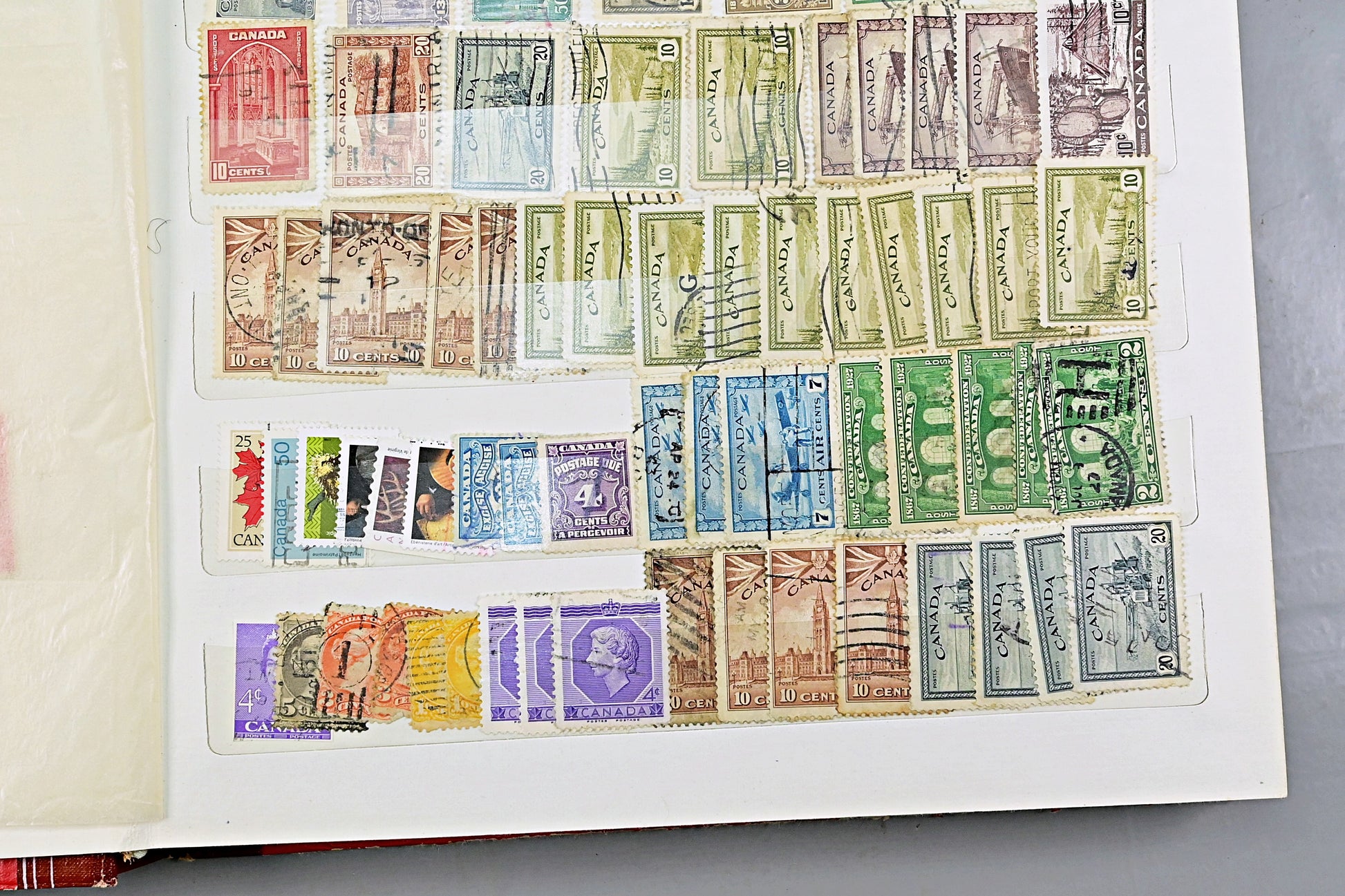 7129 Canada Large Collection. QV-QEII. Mint, High Values. 79 Images