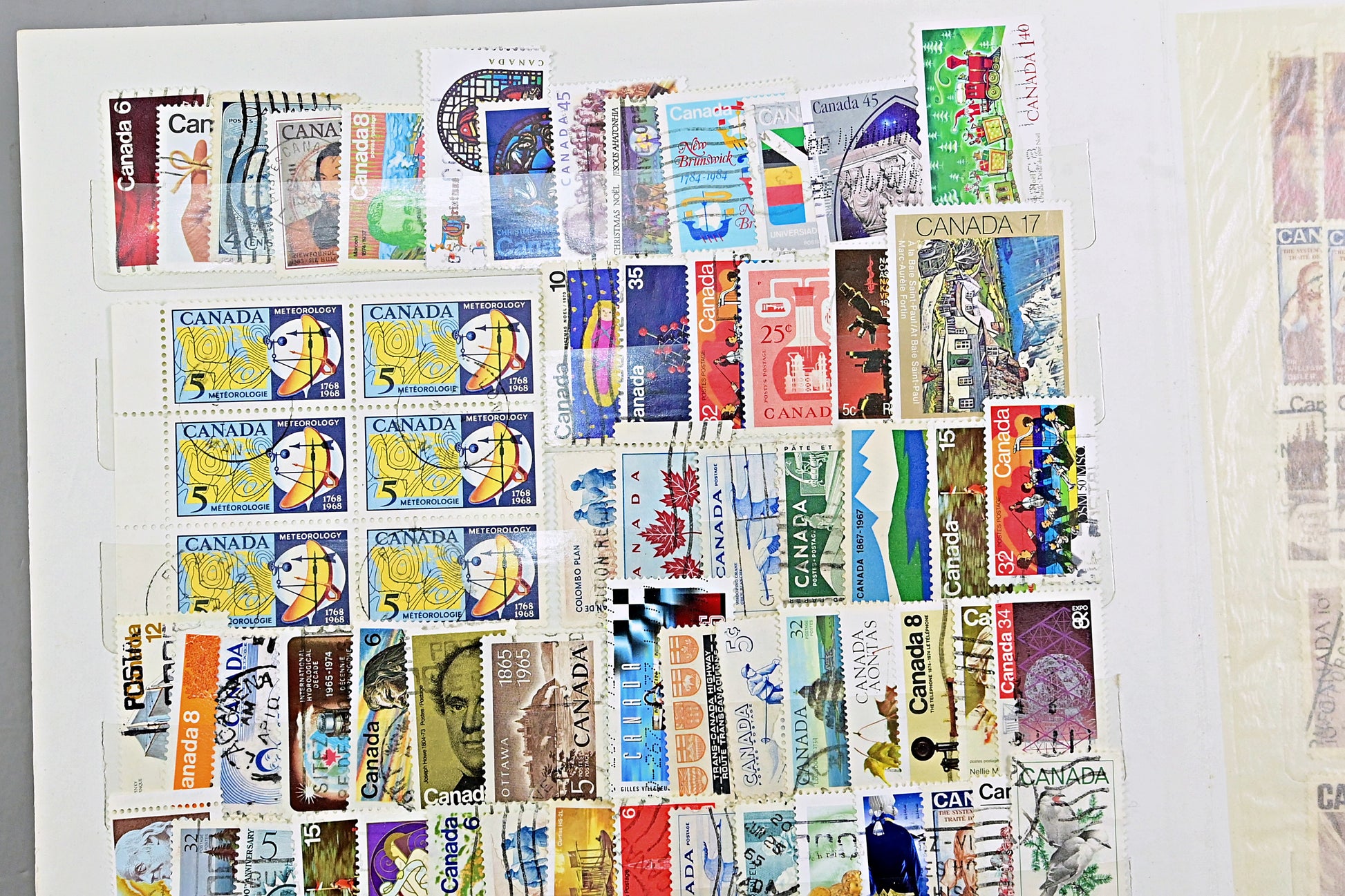 7129 Canada Large Collection. QV-QEII. Mint, High Values. 79 Images