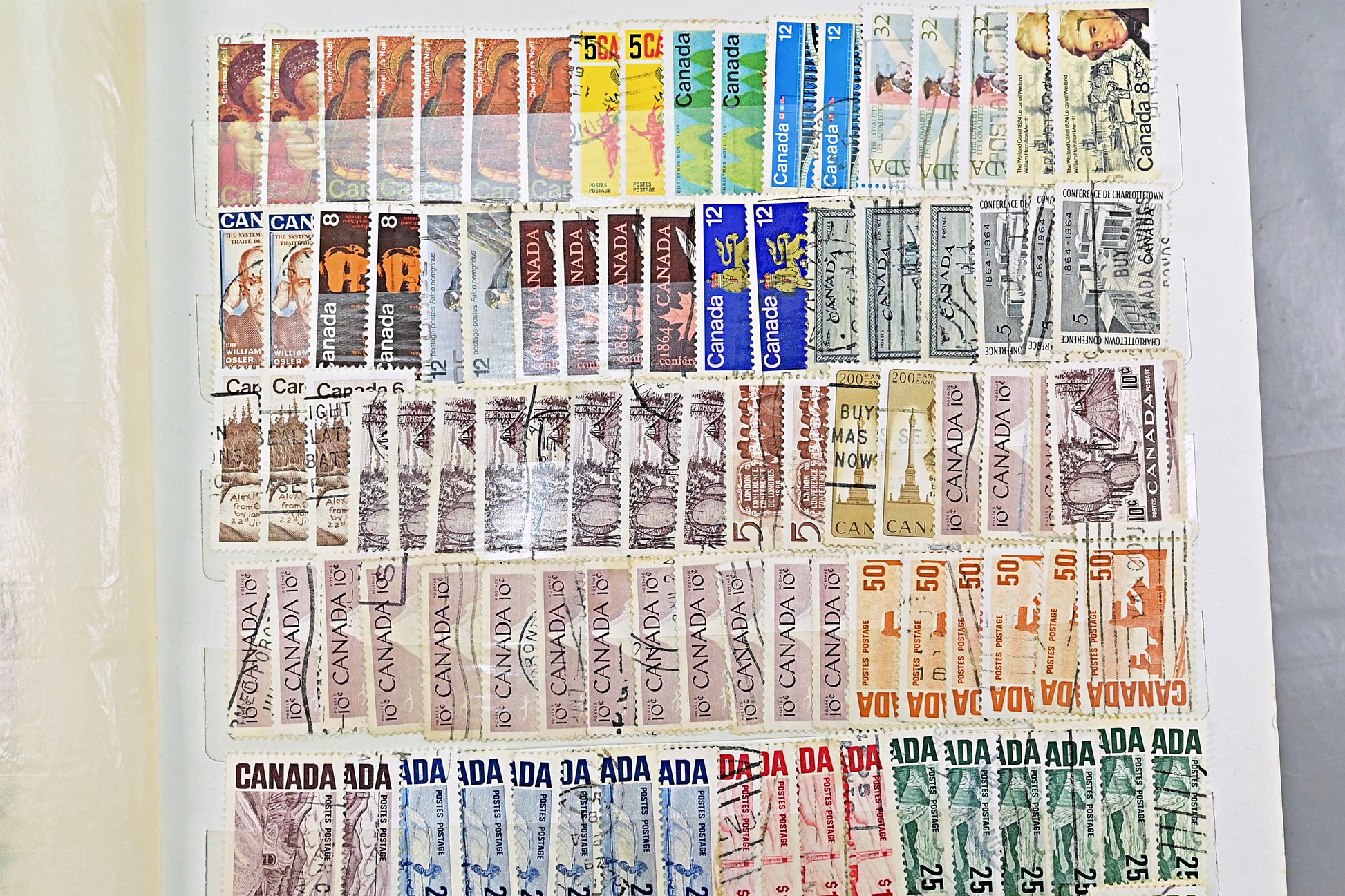 7129 Canada Large Collection. QV-QEII. Mint, High Values. 79 Images