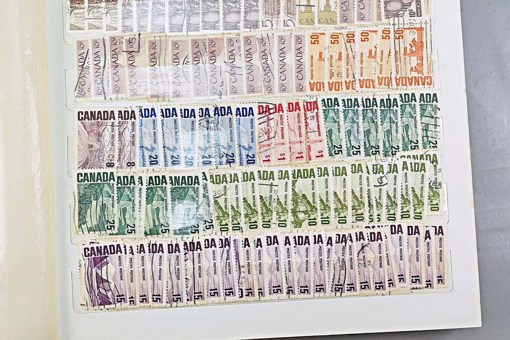 7129 Canada Large Collection. QV-QEII. Mint, High Values. 79 Images