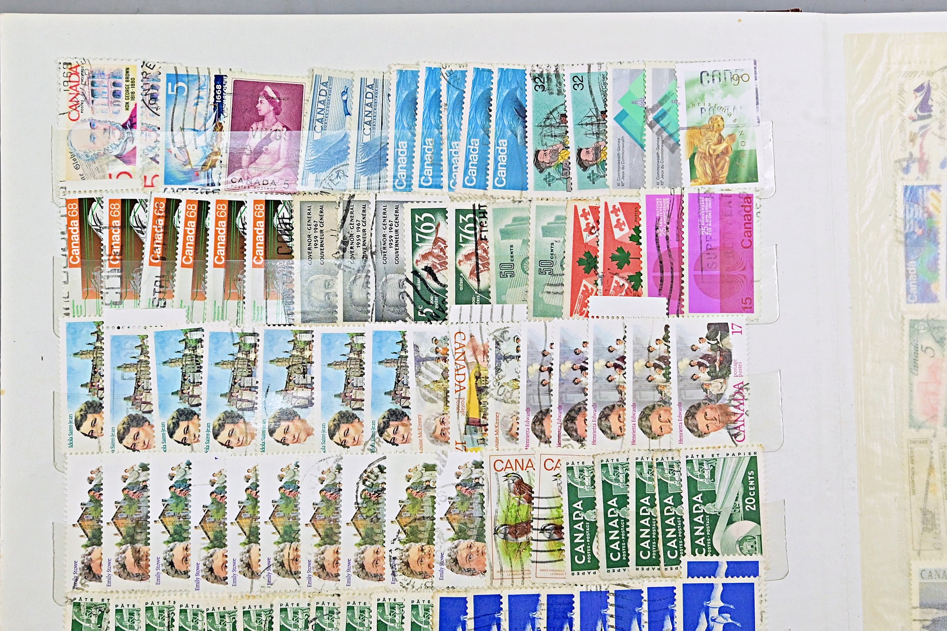 7129 Canada Large Collection. QV-QEII. Mint, High Values. 79 Images