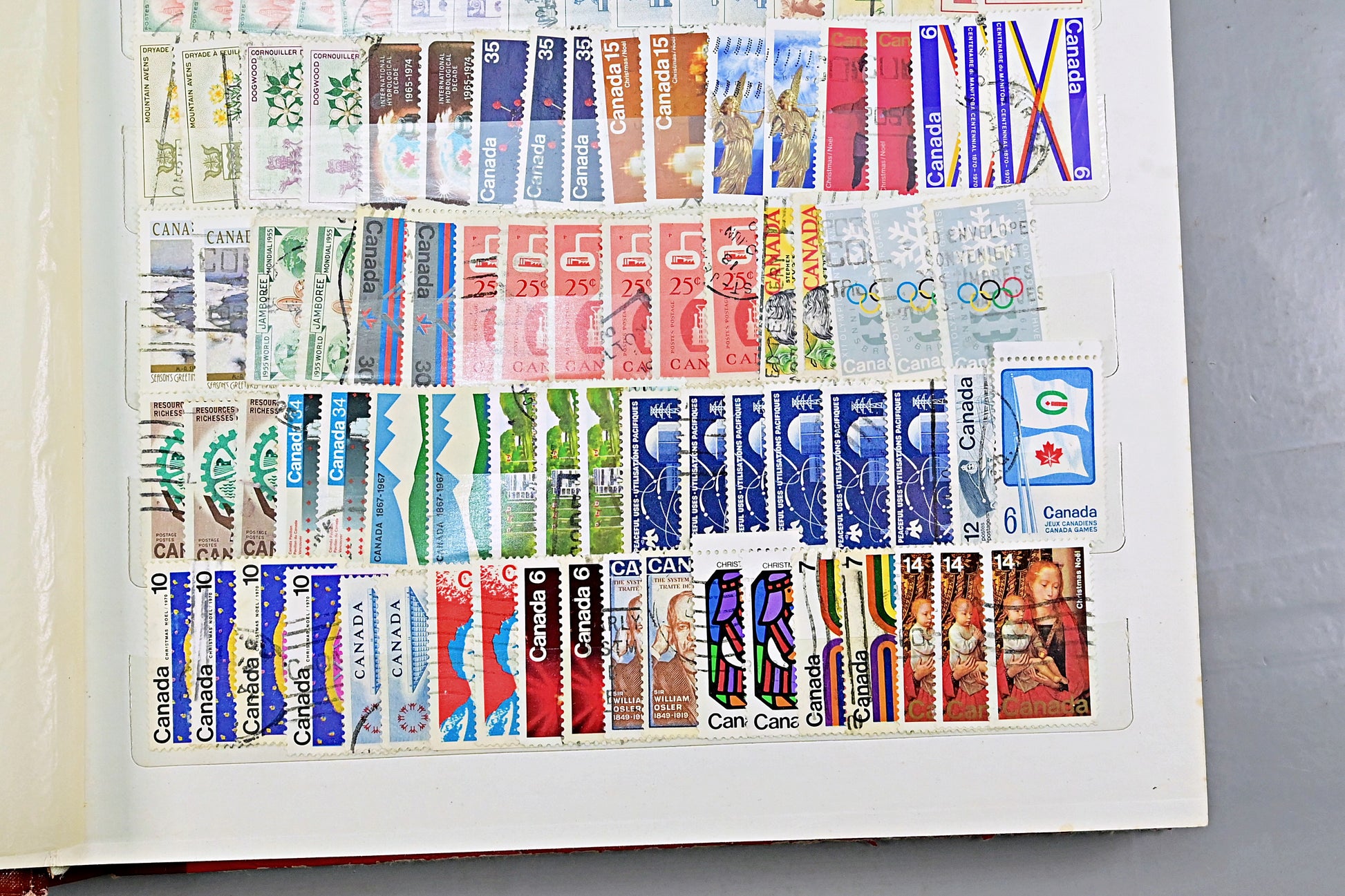 7129 Canada Large Collection. QV-QEII. Mint, High Values. 79 Images