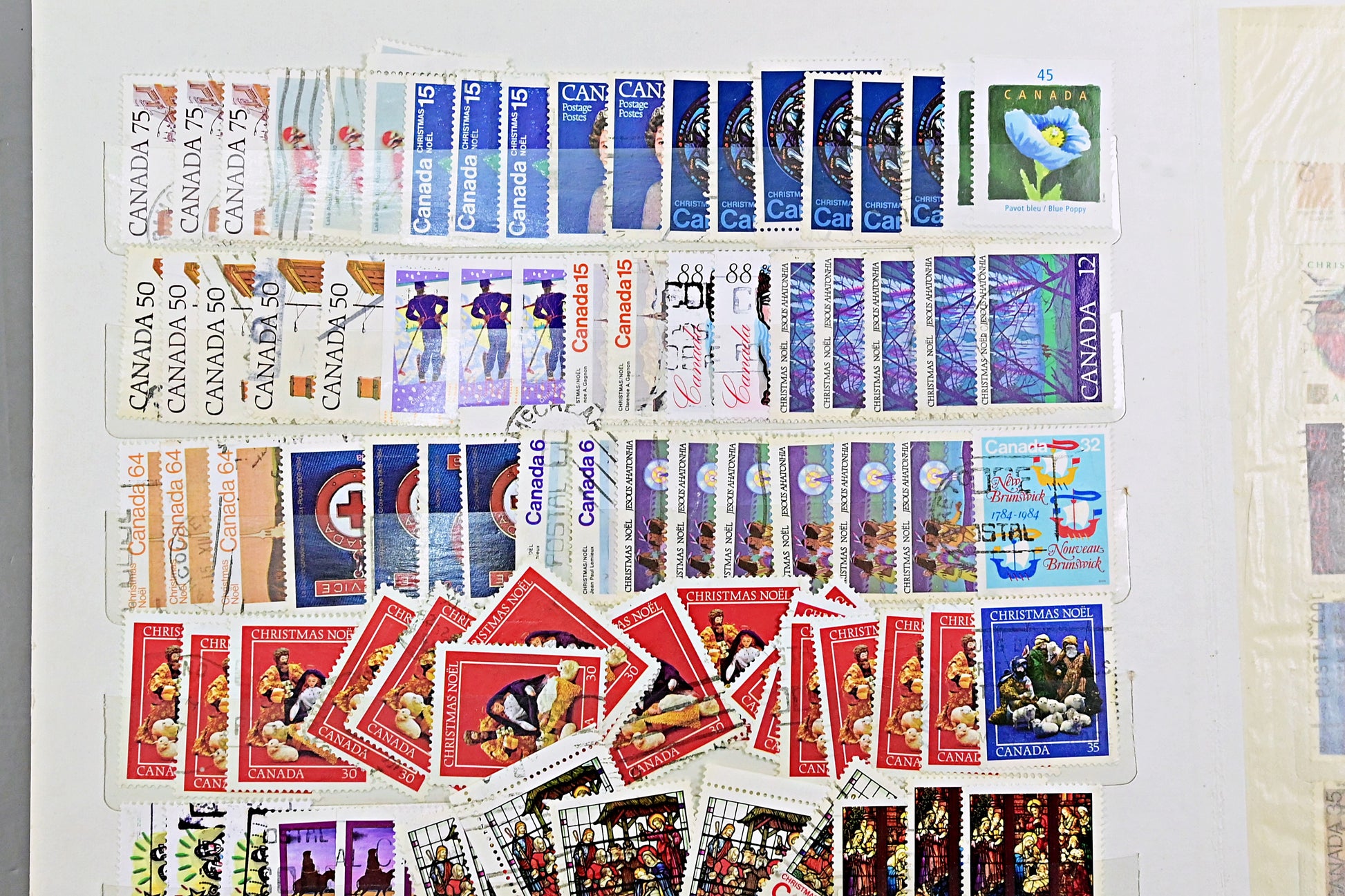 7129 Canada Large Collection. QV-QEII. Mint, High Values. 79 Images