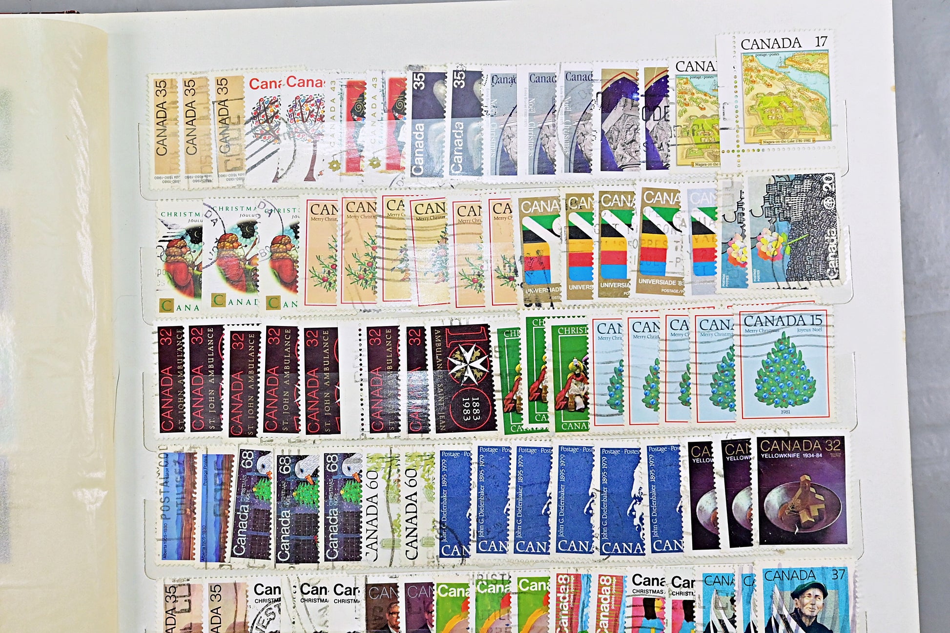 7129 Canada Large Collection. QV-QEII. Mint, High Values. 79 Images