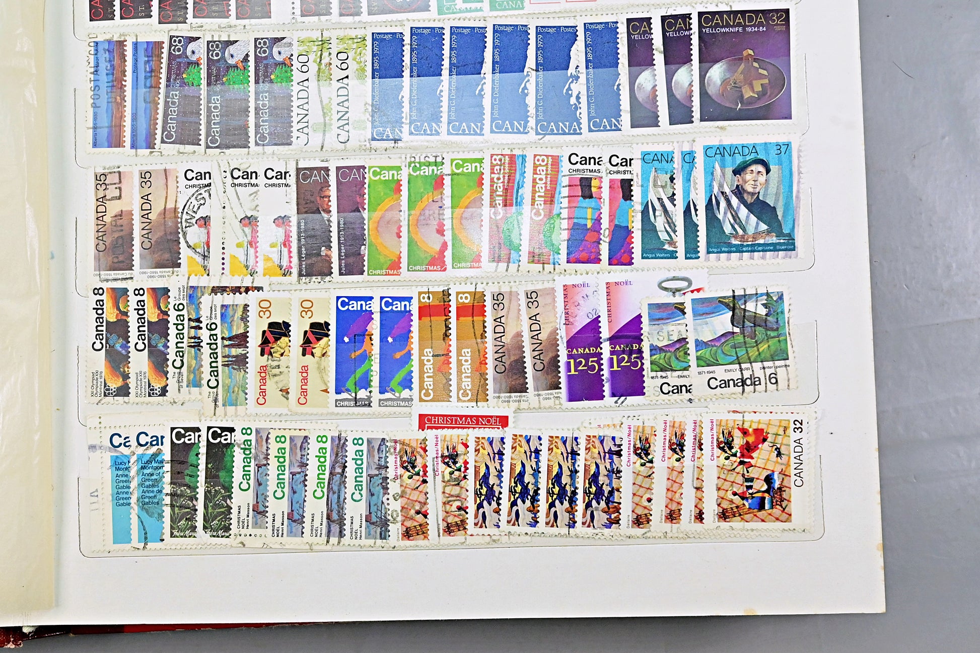 7129 Canada Large Collection. QV-QEII. Mint, High Values. 79 Images