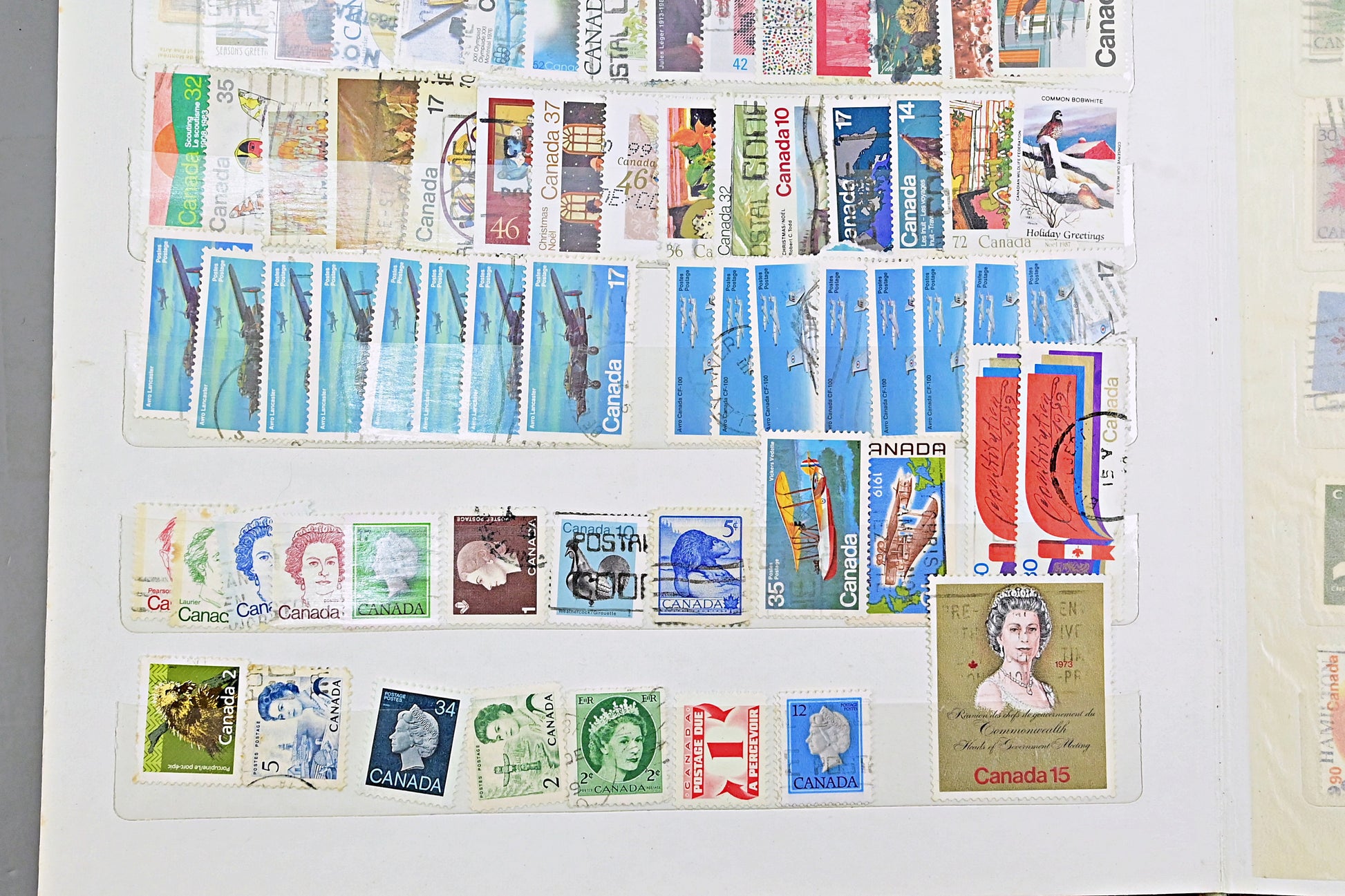 7129 Canada Large Collection. QV-QEII. Mint, High Values. 79 Images