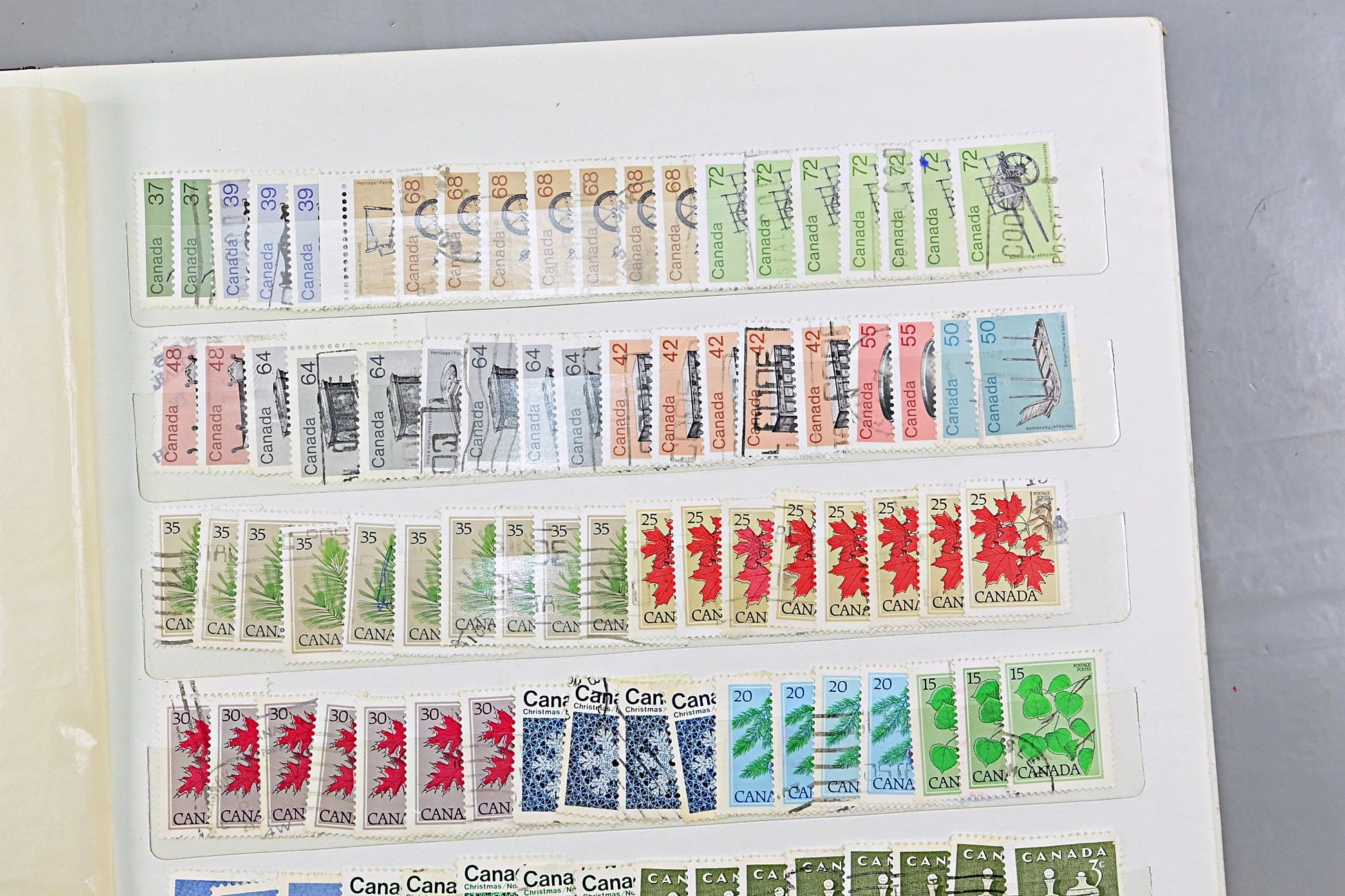 7129 Canada Large Collection. QV-QEII. Mint, High Values. 79 Images