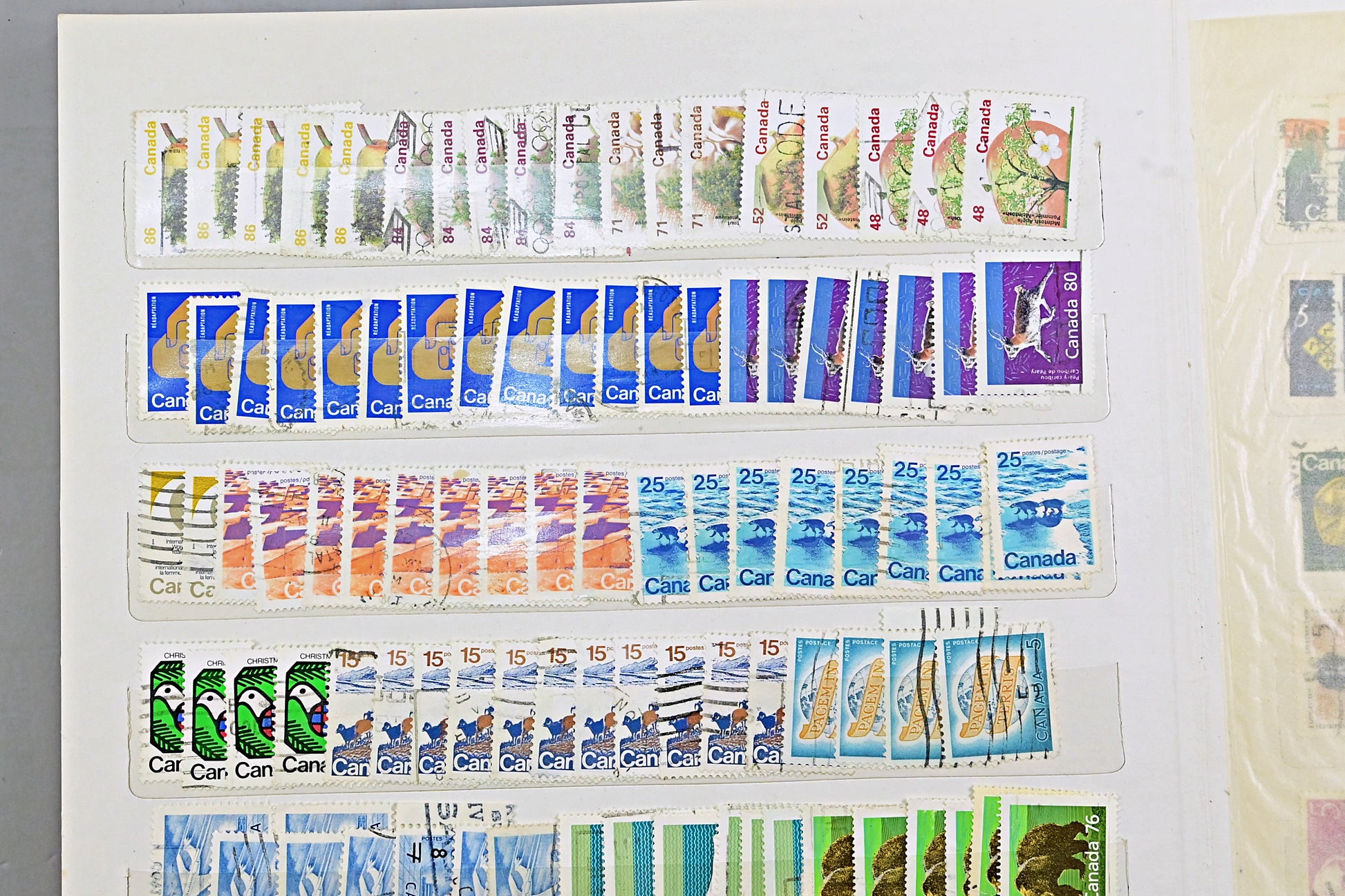 7129 Canada Large Collection. QV-QEII. Mint, High Values. 79 Images