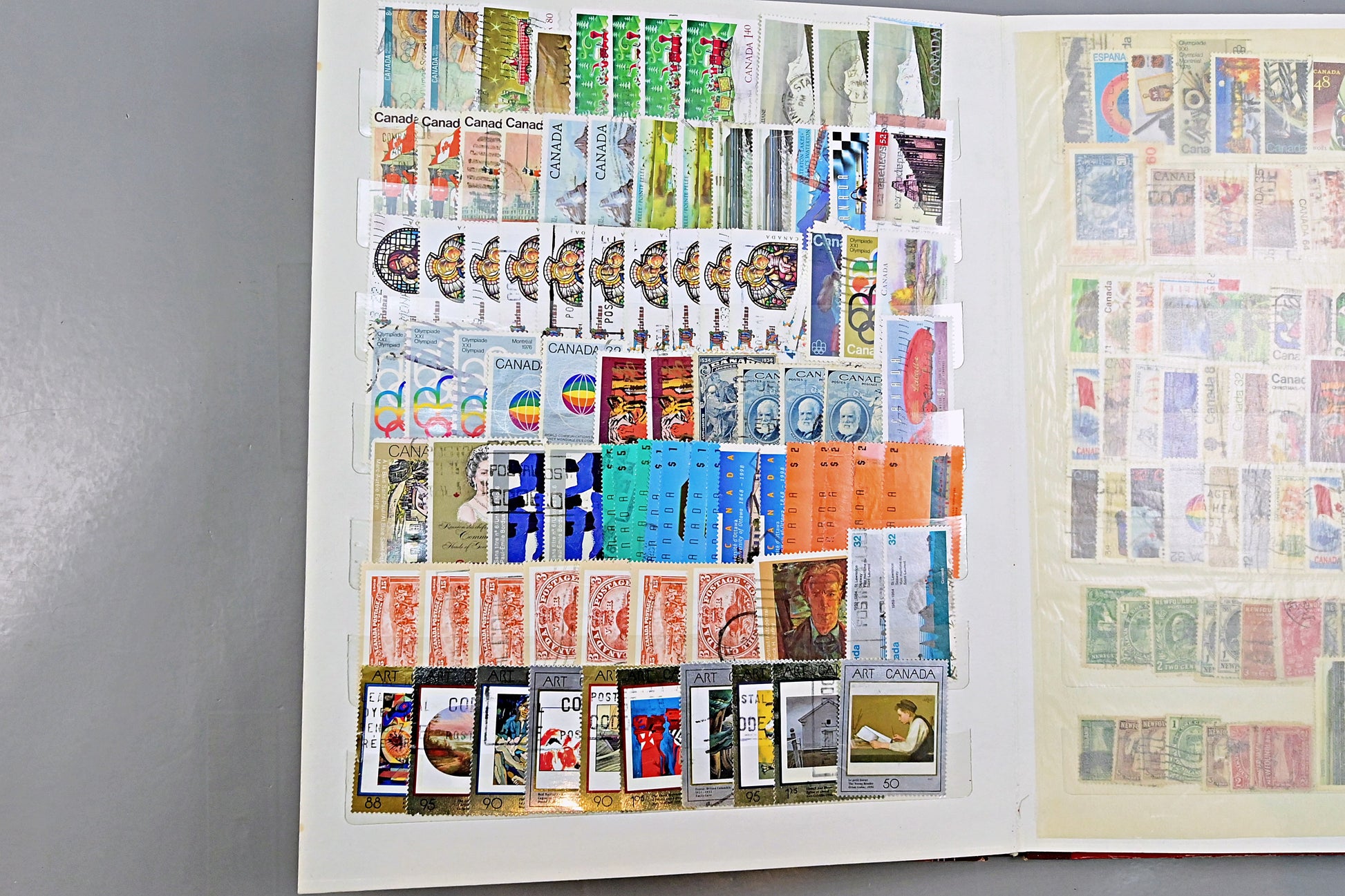 7129 Canada Large Collection. QV-QEII. Mint, High Values. 79 Images