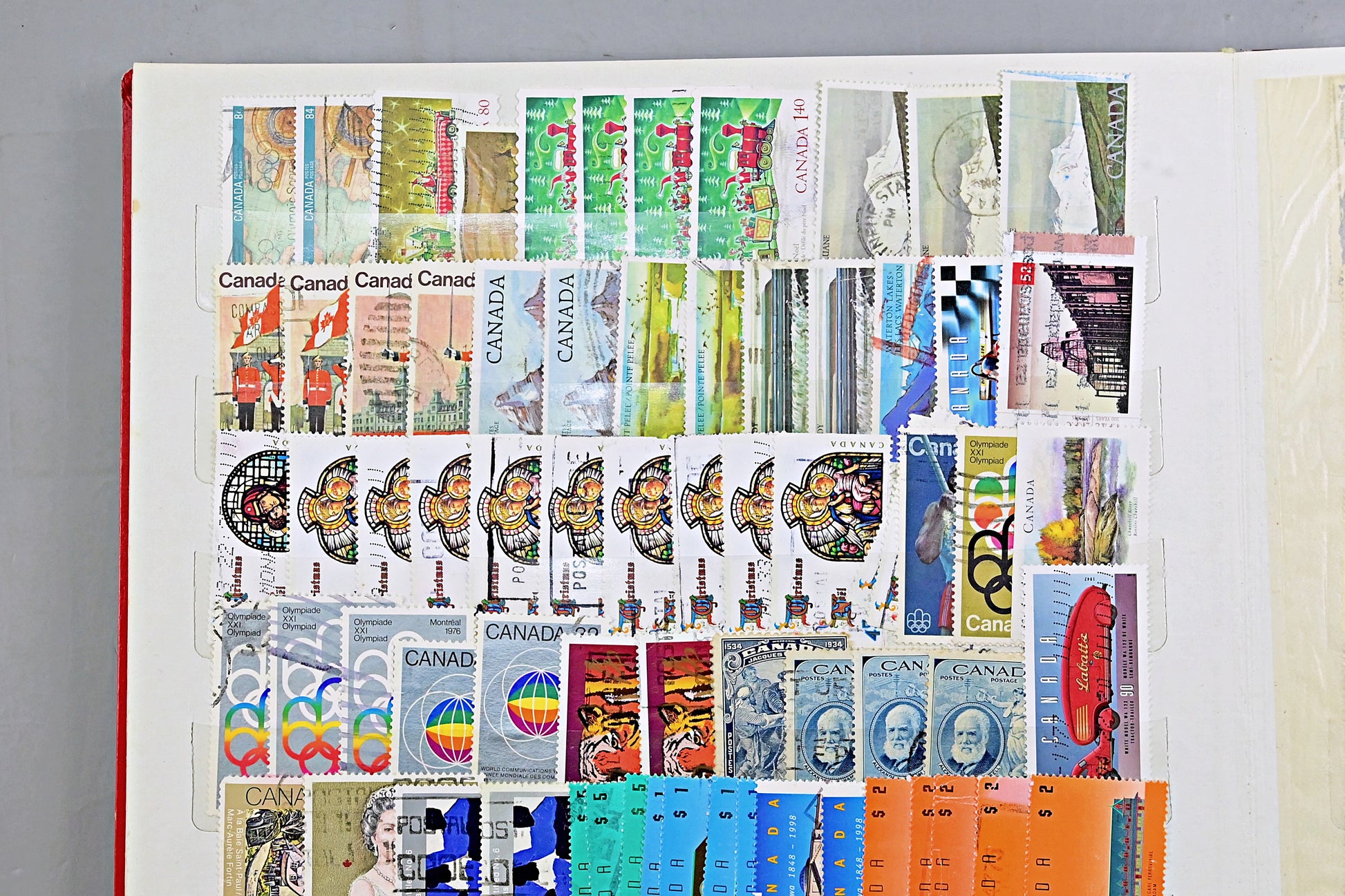 7129 Canada Large Collection. QV-QEII. Mint, High Values. 79 Images