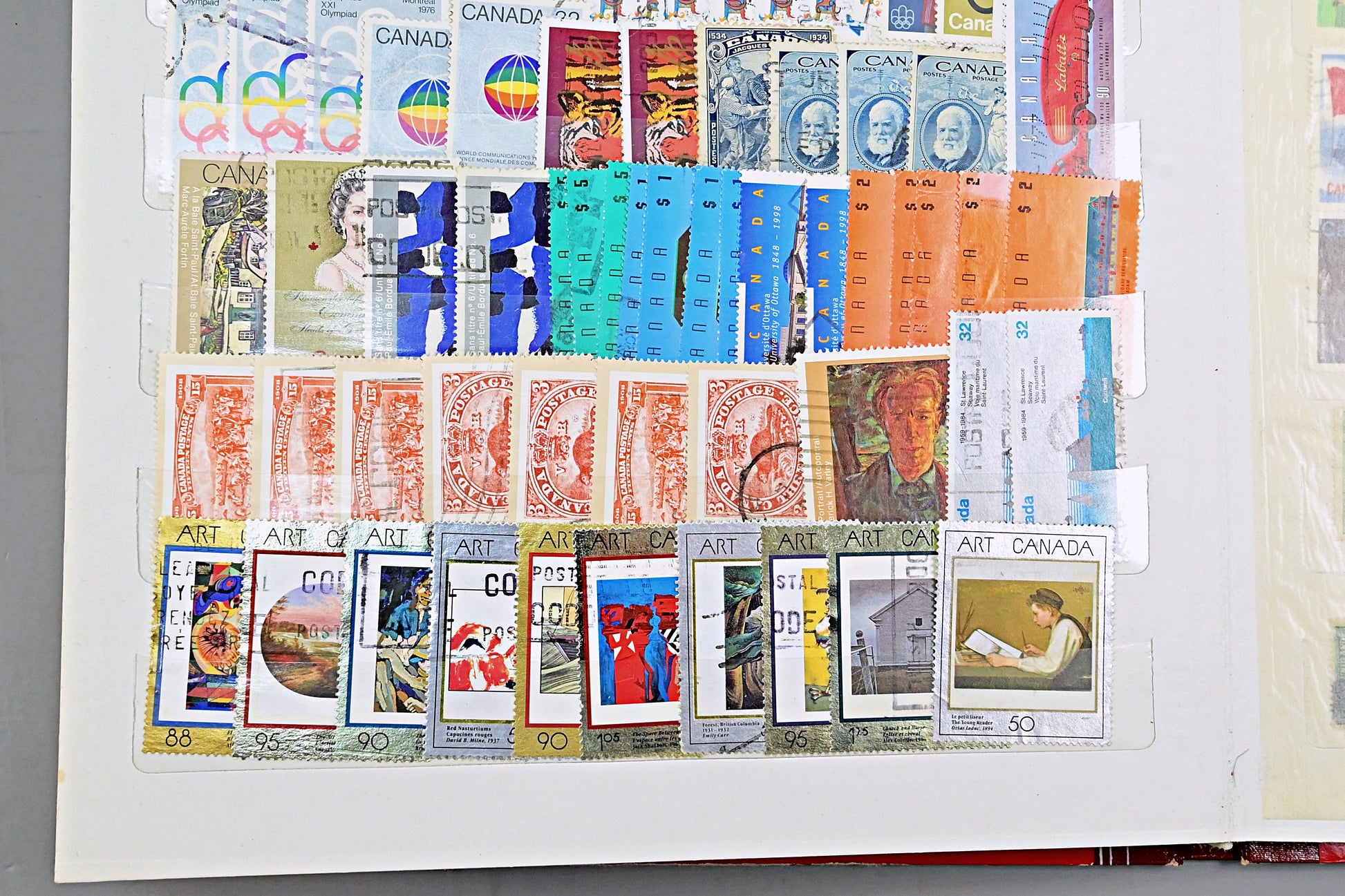 7129 Canada Large Collection. QV-QEII. Mint, High Values. 79 Images