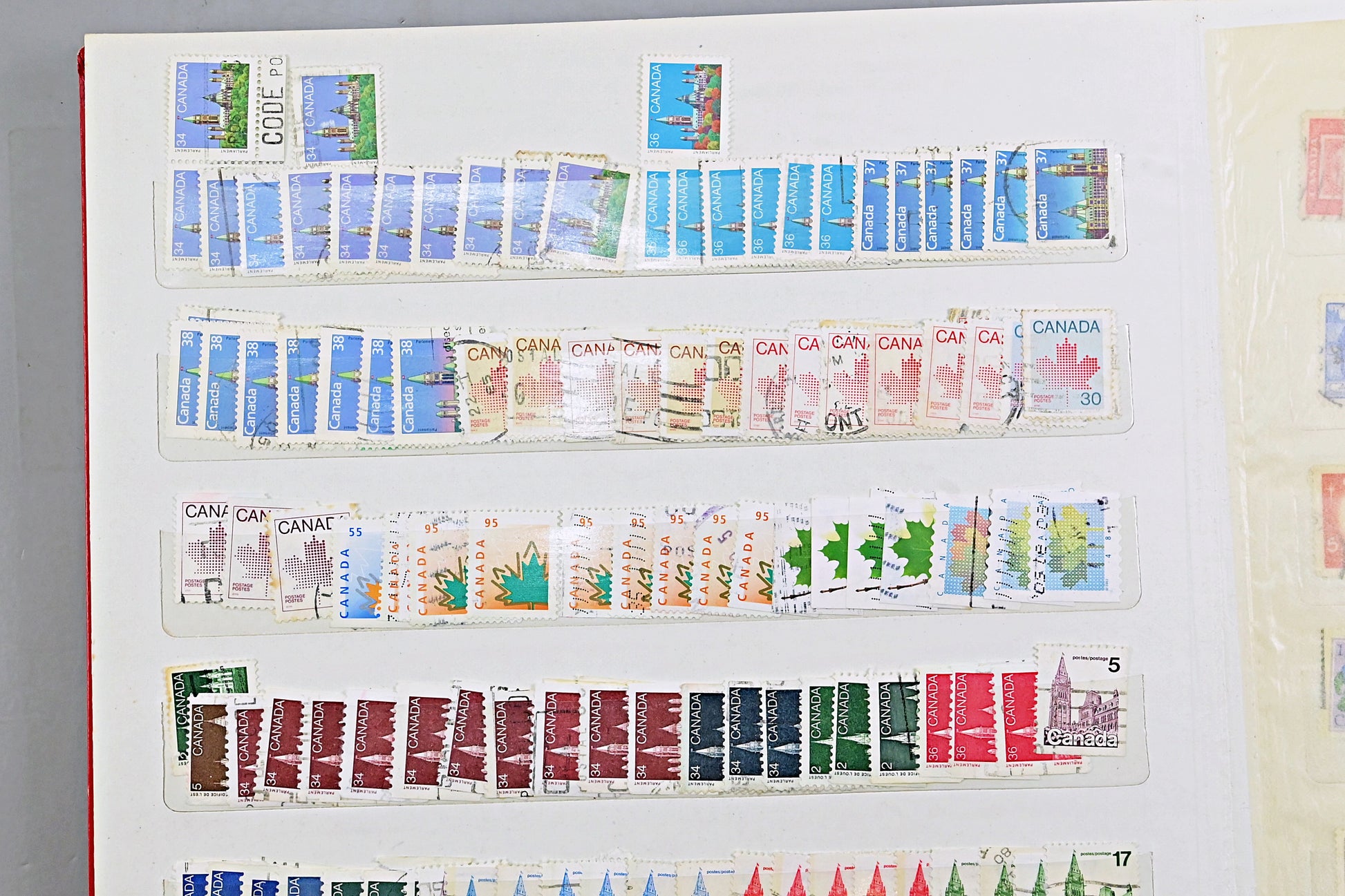 7129 Canada Large Collection. QV-QEII. Mint, High Values. 79 Images