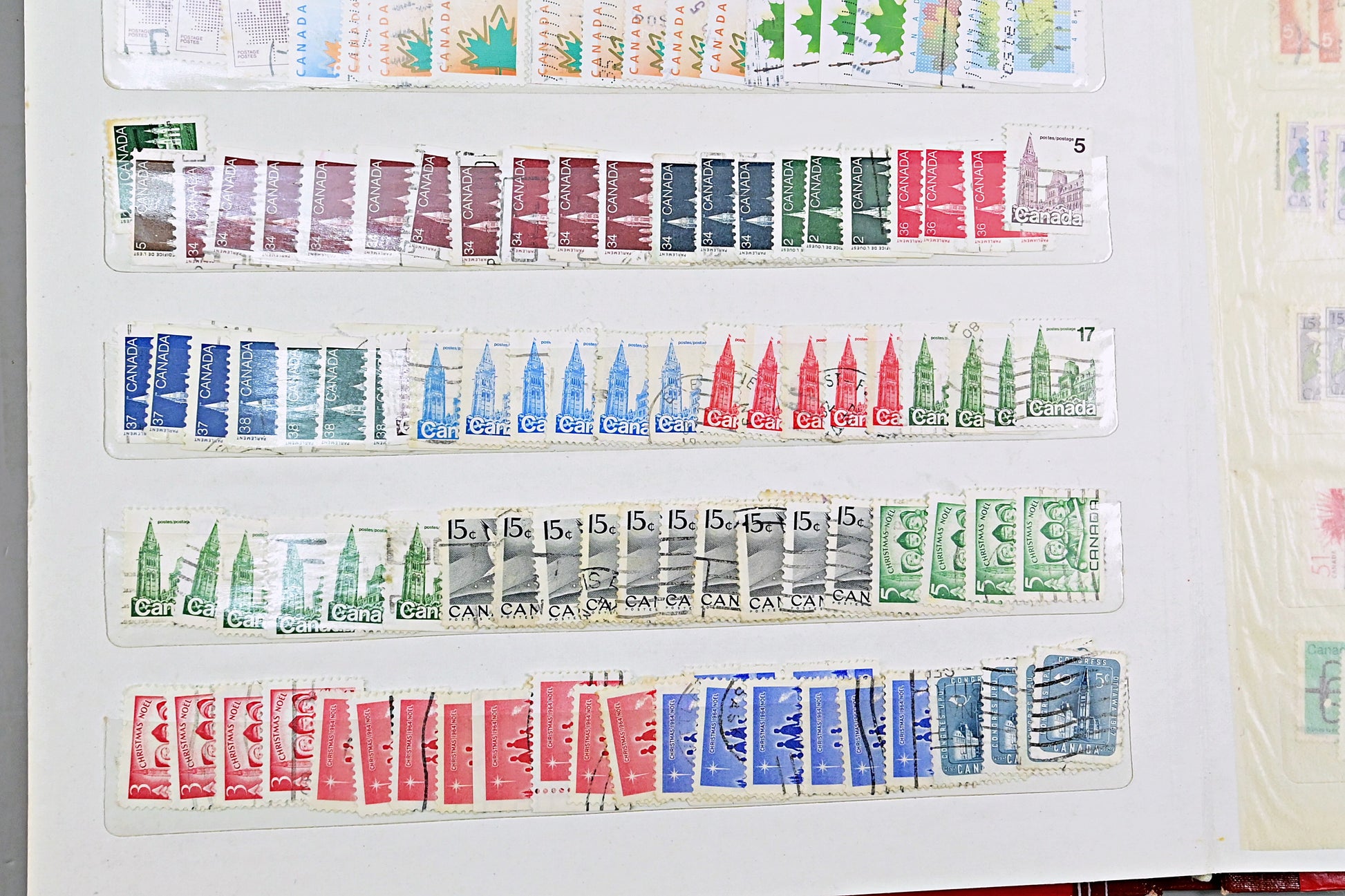 7129 Canada Large Collection. QV-QEII. Mint, High Values. 79 Images