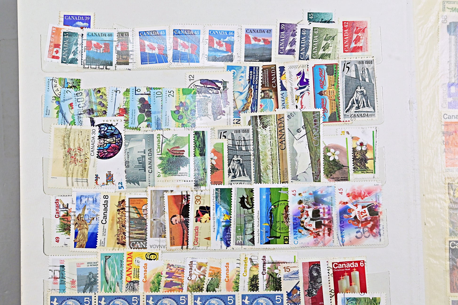 7129 Canada Large Collection. QV-QEII. Mint, High Values. 79 Images