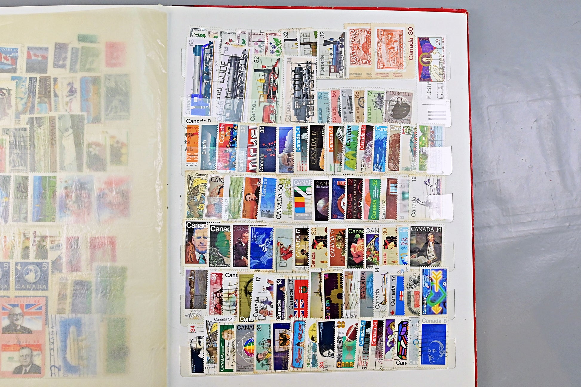 7129 Canada Large Collection. QV-QEII. Mint, High Values. 79 Images