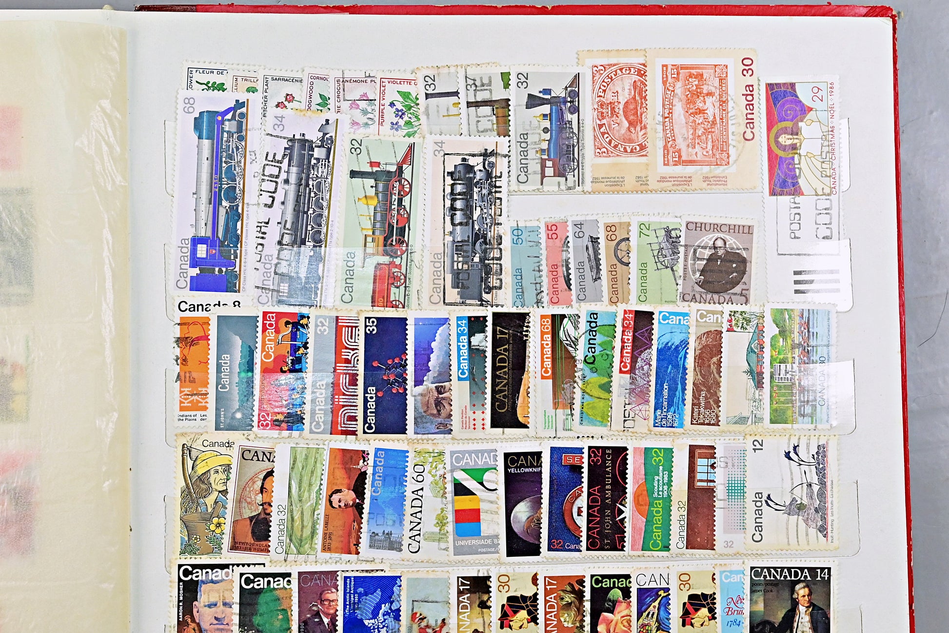 7129 Canada Large Collection. QV-QEII. Mint, High Values. 79 Images