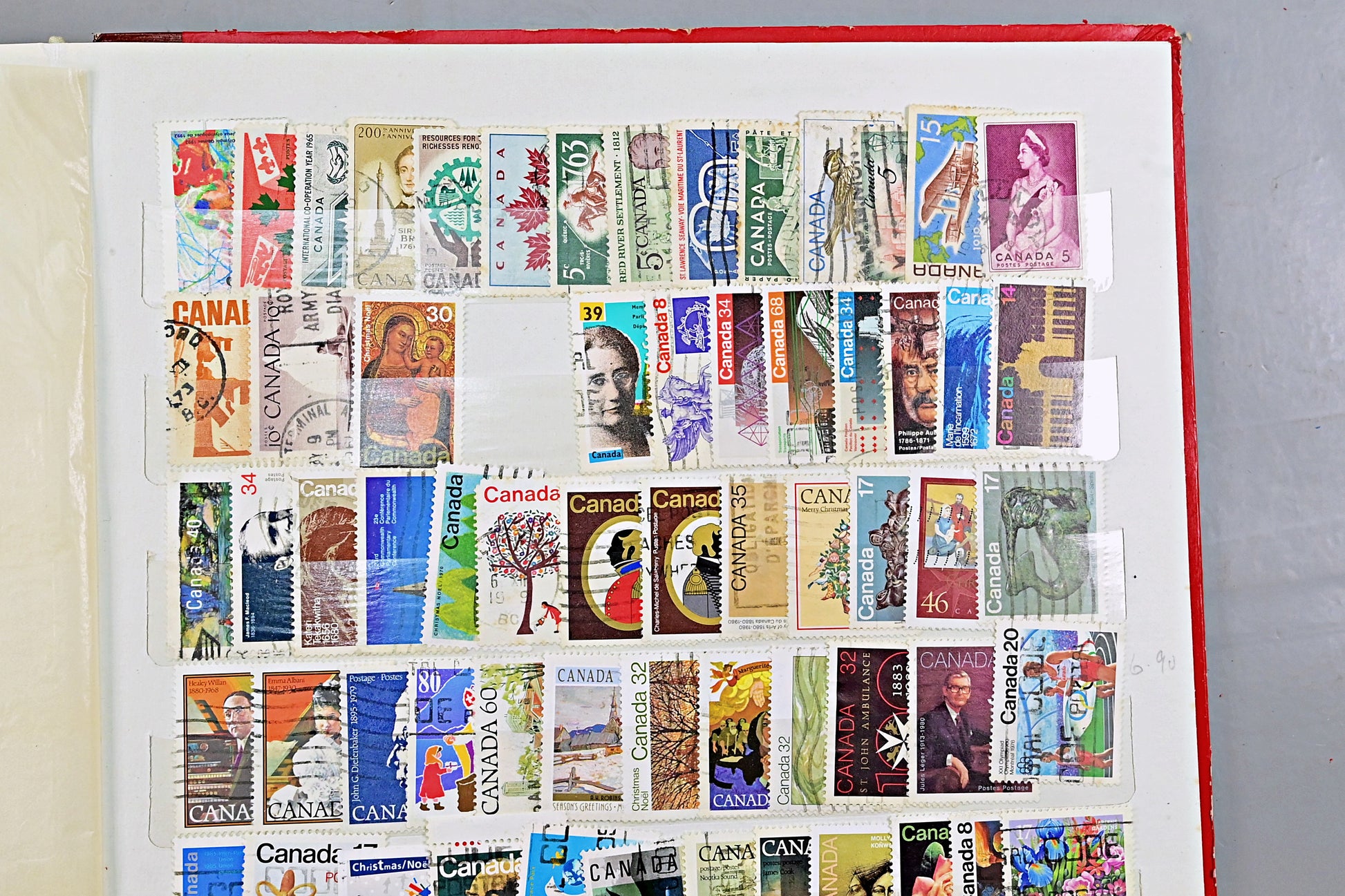 7129 Canada Large Collection. QV-QEII. Mint, High Values. 79 Images