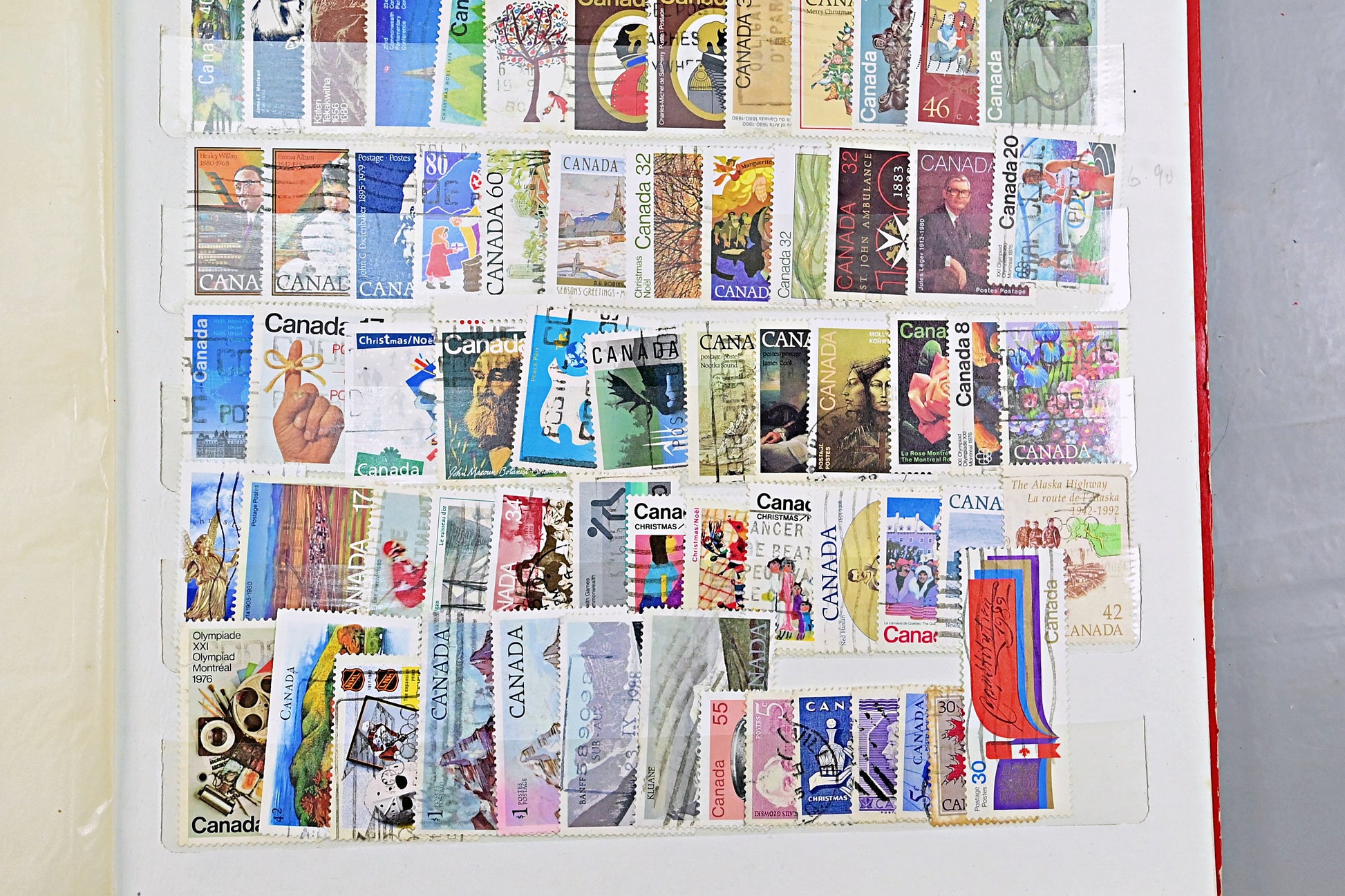 7129 Canada Large Collection. QV-QEII. Mint, High Values. 79 Images