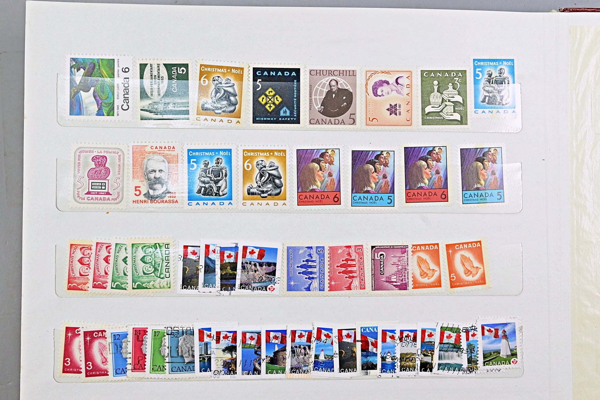 7129 Canada Large Collection. QV-QEII. Mint, High Values. 79 Images