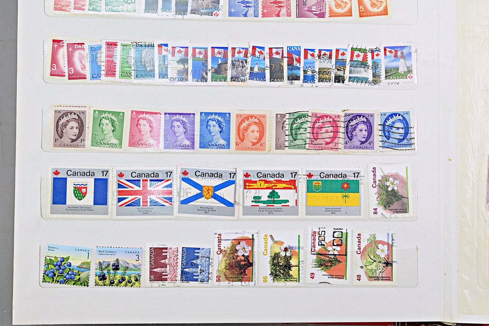 7129 Canada Large Collection. QV-QEII. Mint, High Values. 79 Images