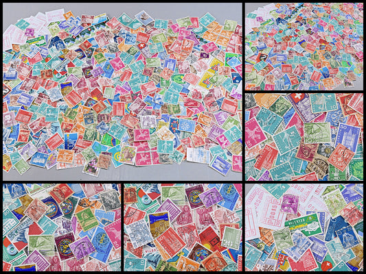 7137 Switzerland Unsorted Collection. Mid-Modern. Many 100s. 27 Images