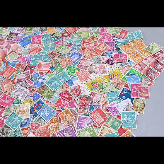 7137 Switzerland Unsorted Collection. Mid-Modern. Many 100s. 27 Images, image 4