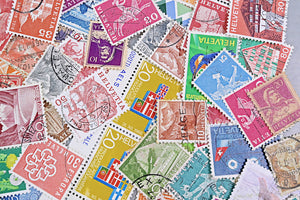 7137 Switzerland Unsorted Collection. Mid-Modern. Many 100s. 27 Images