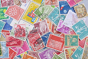 7137 Switzerland Unsorted Collection. Mid-Modern. Many 100s. 27 Images