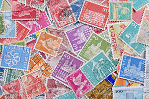7137 Switzerland Unsorted Collection. Mid-Modern. Many 100s. 27 Images