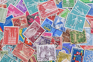 7137 Switzerland Unsorted Collection. Mid-Modern. Many 100s. 27 Images