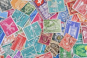 7137 Switzerland Unsorted Collection. Mid-Modern. Many 100s. 27 Images