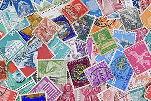 7137 Switzerland Unsorted Collection. Mid-Modern. Many 100s. 27 Images