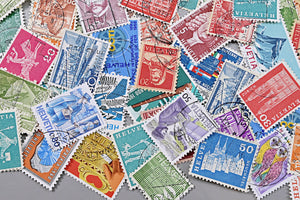 7137 Switzerland Unsorted Collection. Mid-Modern. Many 100s. 27 Images